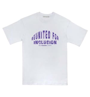 T-Shirt Best Buddies x Dogo „Reunited for Inclusion“ – Weiss