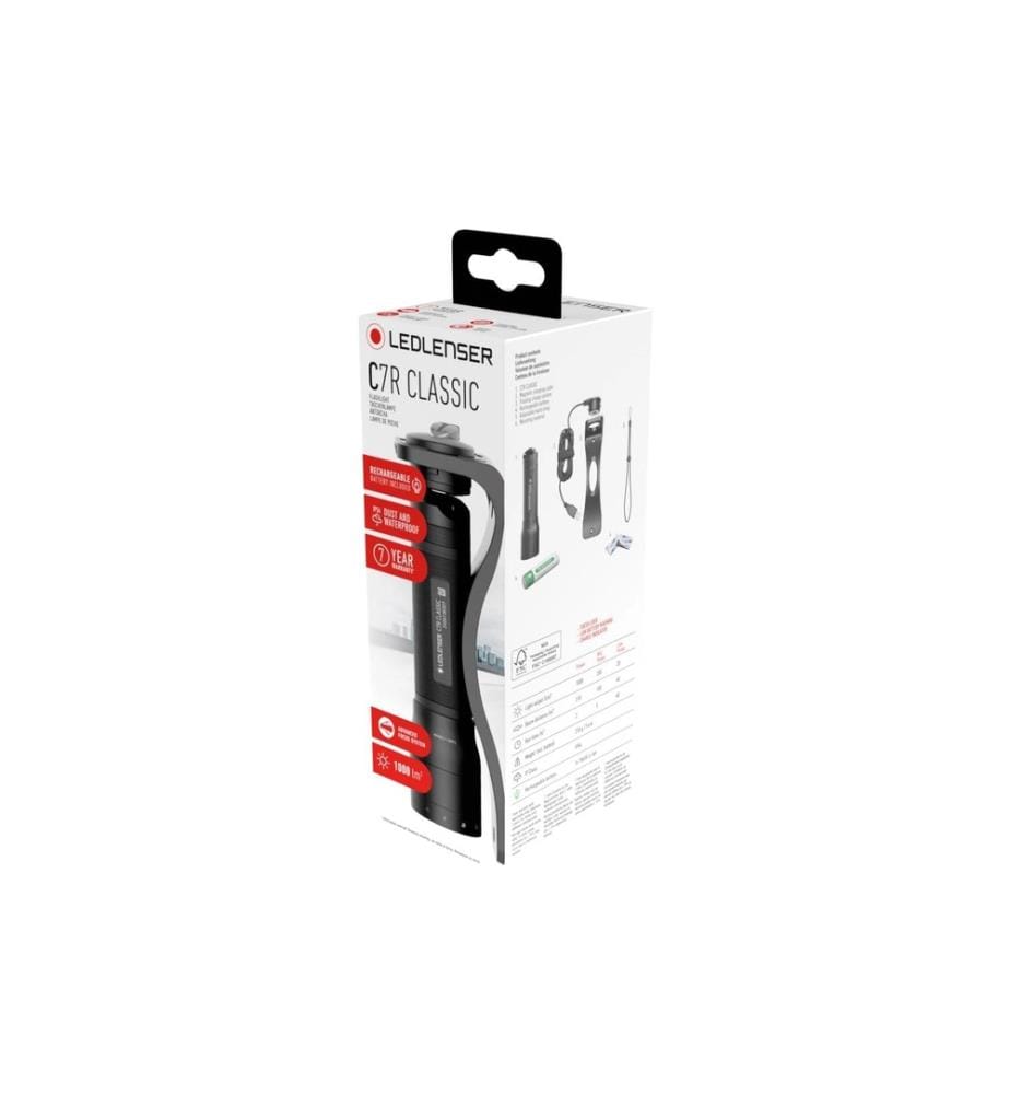 LED LENSER - Lampe de poche C7R Classic