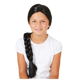 Kinderperücke langer Zopf