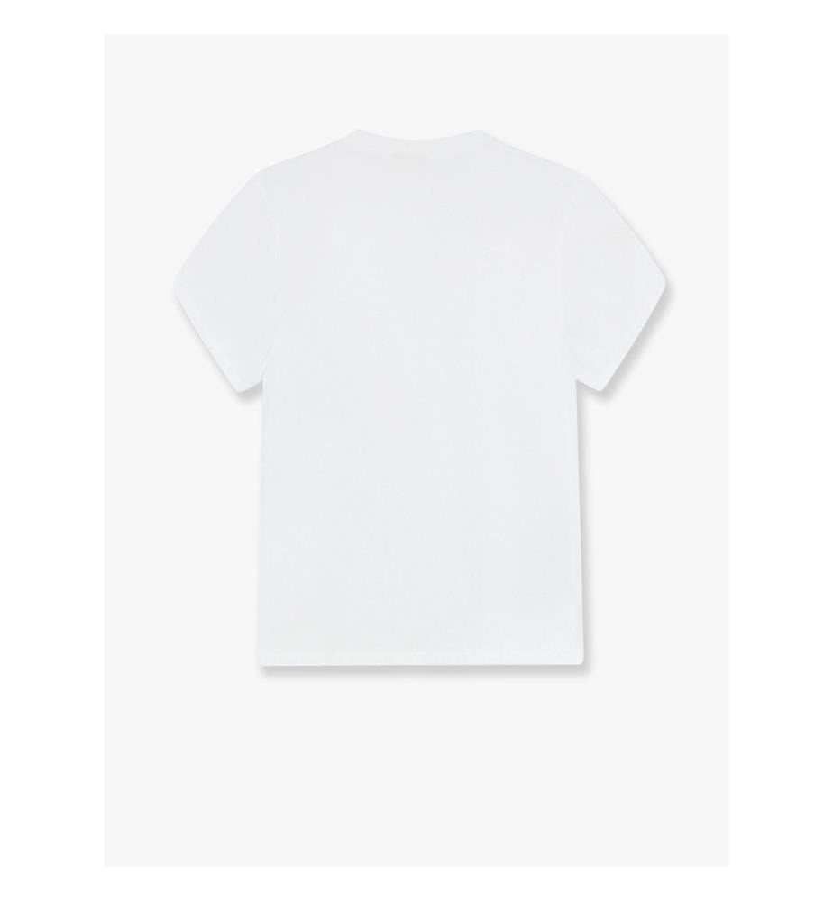 Emilie Baumwoll-T-Shirt - Weiss