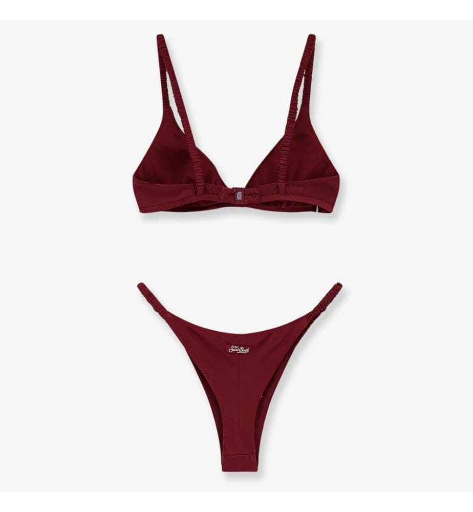 Moana nylon bikini - Burgundy