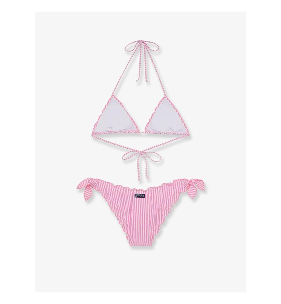 Sarius Bikini aus Stretch-Nylon mit Streifenmuster - Stripes