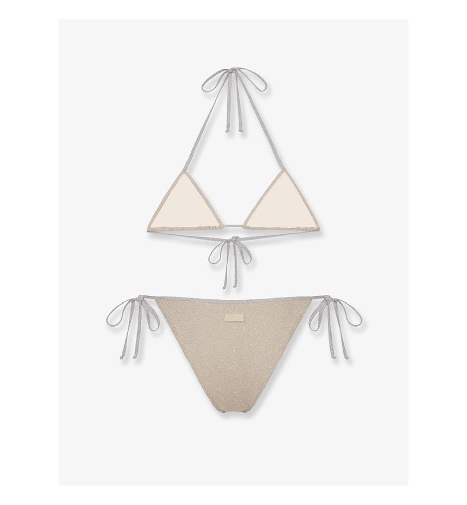 Viana lurex bikini - Gold And Silver