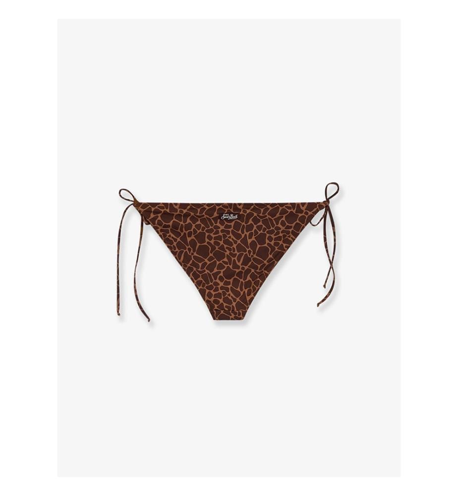Bas de bikini en nylon Virgo - Marron