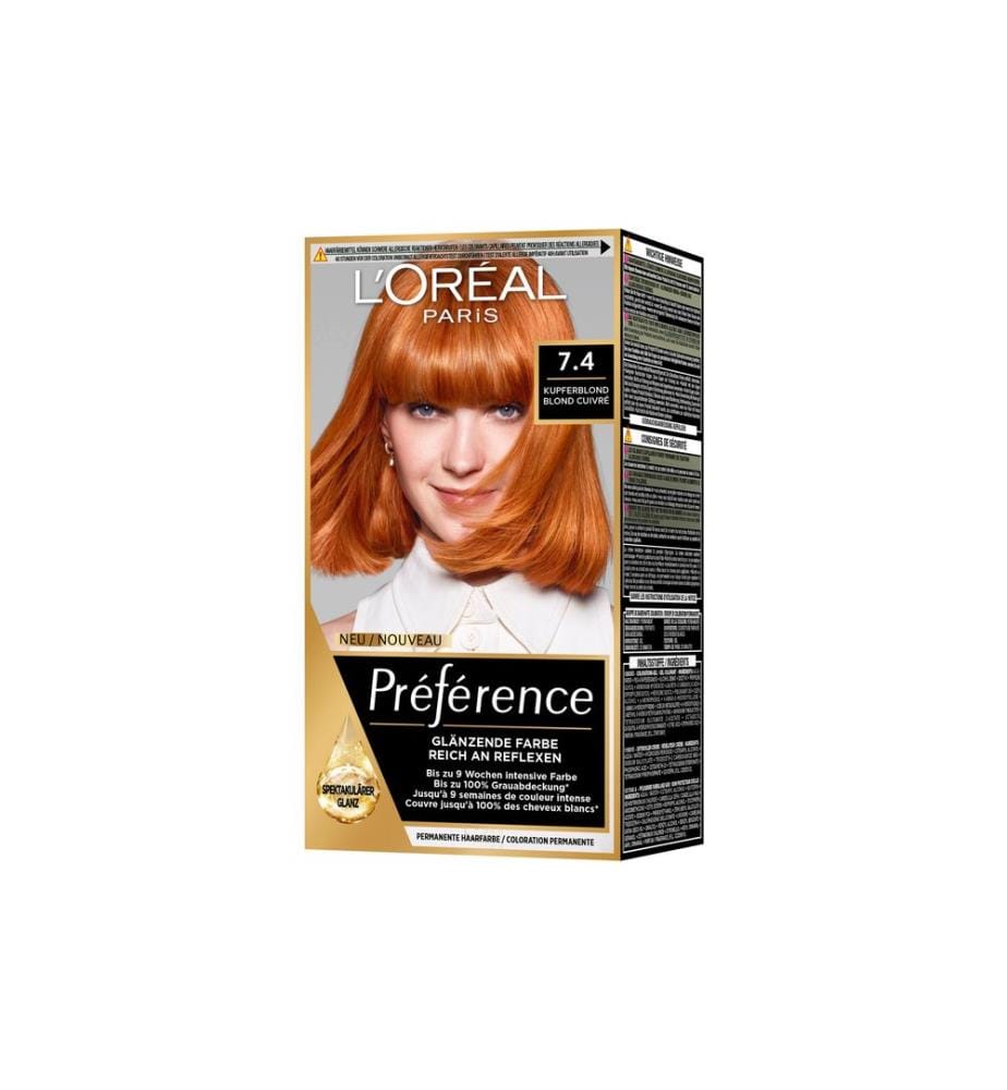 L'Oréal Paris - Préférence 7.4 Kupferblond/Blond cuivré 1 Stück
