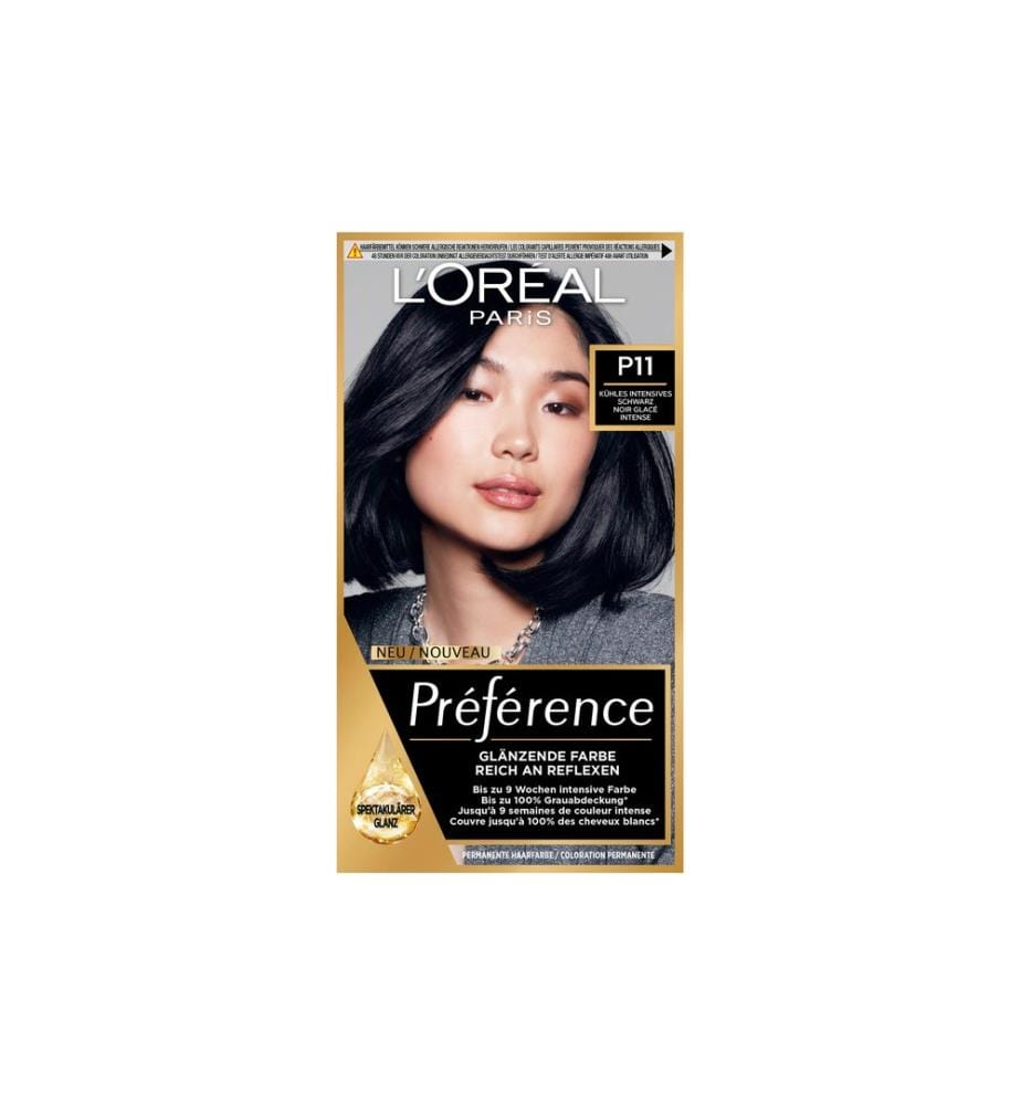 L'Oréal Paris - Préférence P11 Kühles Intensives Schwarz/Noir glacé intense