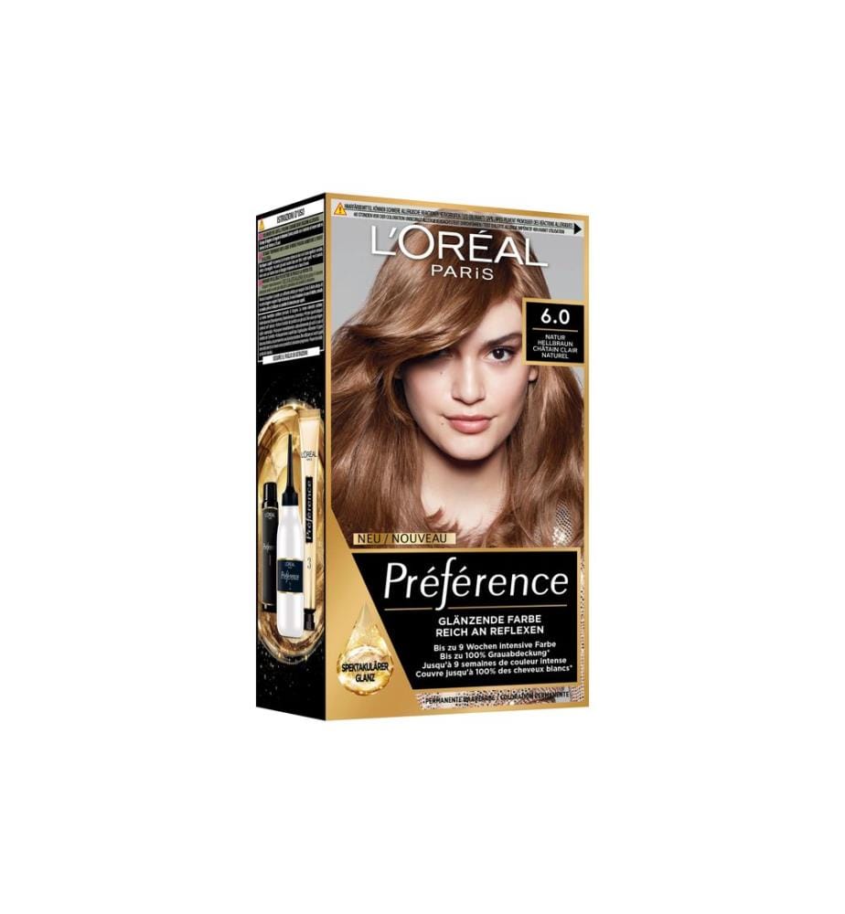 L'Oréal Paris - Préférence 6 Natur Hellbraun/Châtain clair naturel 1 Stück