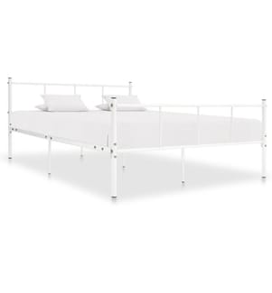Bettgestell Weiss Metall 120x200 cm
