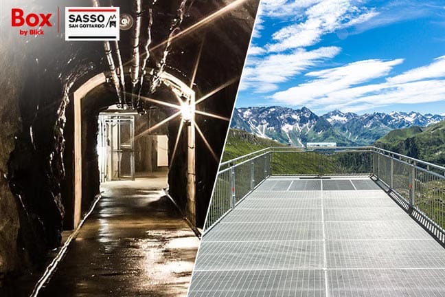 Grosser Rundgang in der Gotthardfestung Sasso San Gottardo