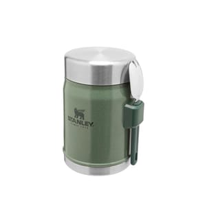 Stanley 1913 - Récipient alimentaire isotherme Legendary Food Jar + Spork 0.4 l, Vert