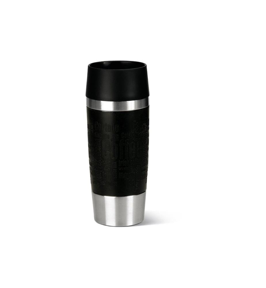 EMSA - Thermobecher Travel Mug 360 ml, Schwarz