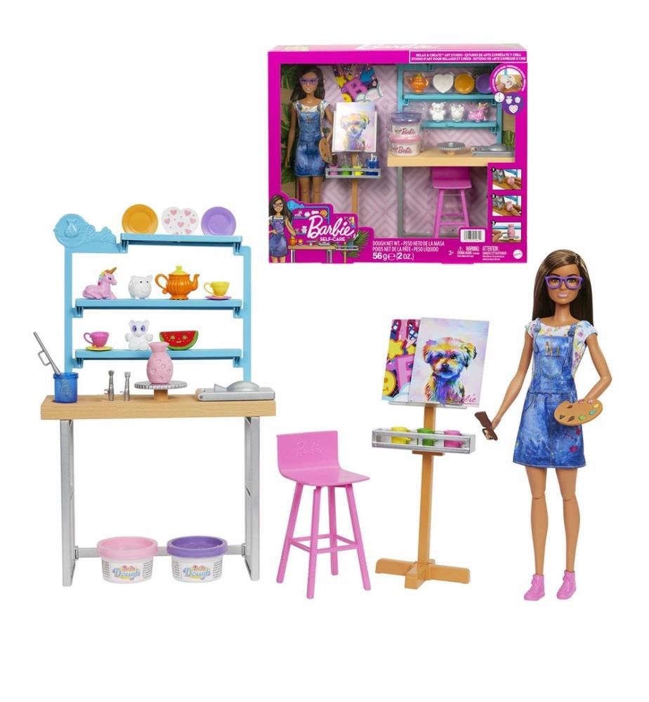 Barbie-Puppe Coffret Atelier artistique