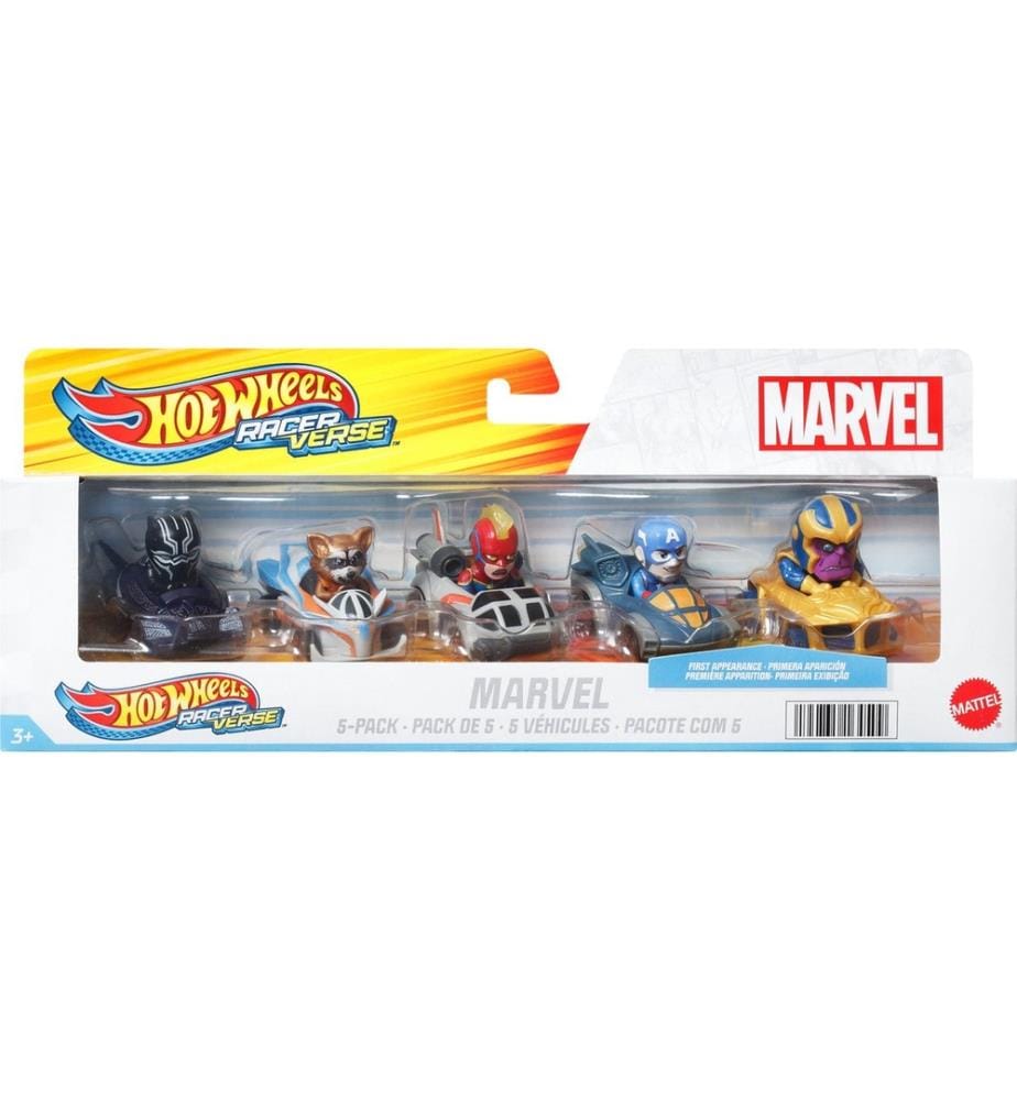 Hot Wheels - RacerVerse - 5er-Set Autos - Kleine Autos -.