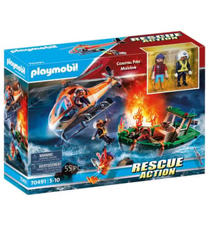 70491 Playmobil Rescue Action Coastal Fire Mission