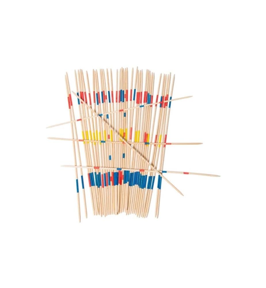Mikado géant 25pcs, bâtons 80xØ1,2cm, eucalyptus