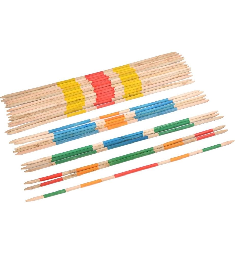 Mikado géant 25pcs, bâtons 80xØ1,2cm, eucalyptus