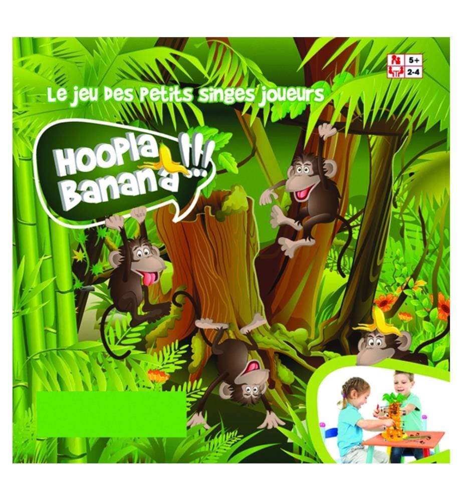Hoopla Banana board game: the monkey game 27x27x12cm
