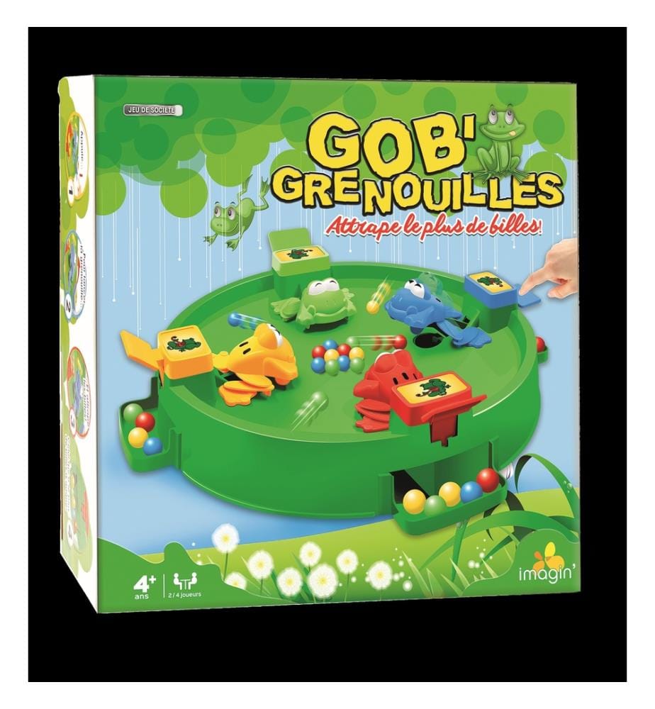 Jeu de grenouilles attrape billes 32x32x7cm