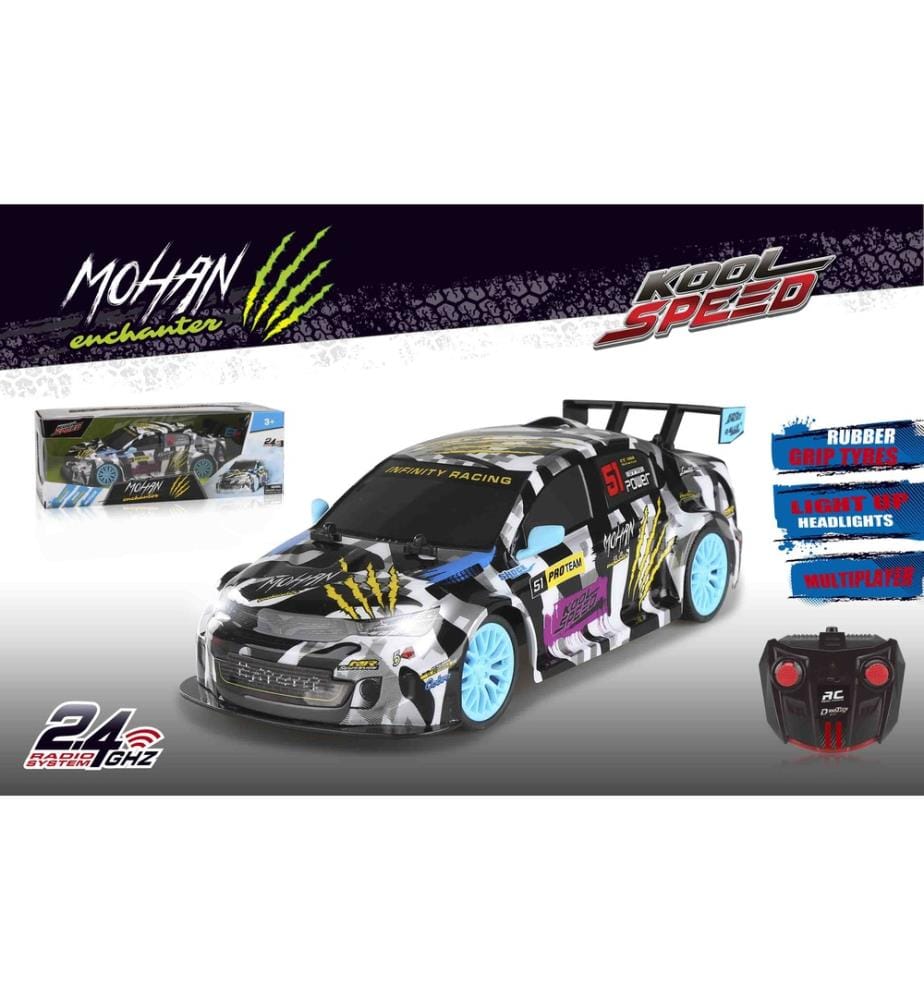 Rennwagen Mohan enchanter R/C24G 1-6- alle Funktionen 29X12X9 CM decor street art