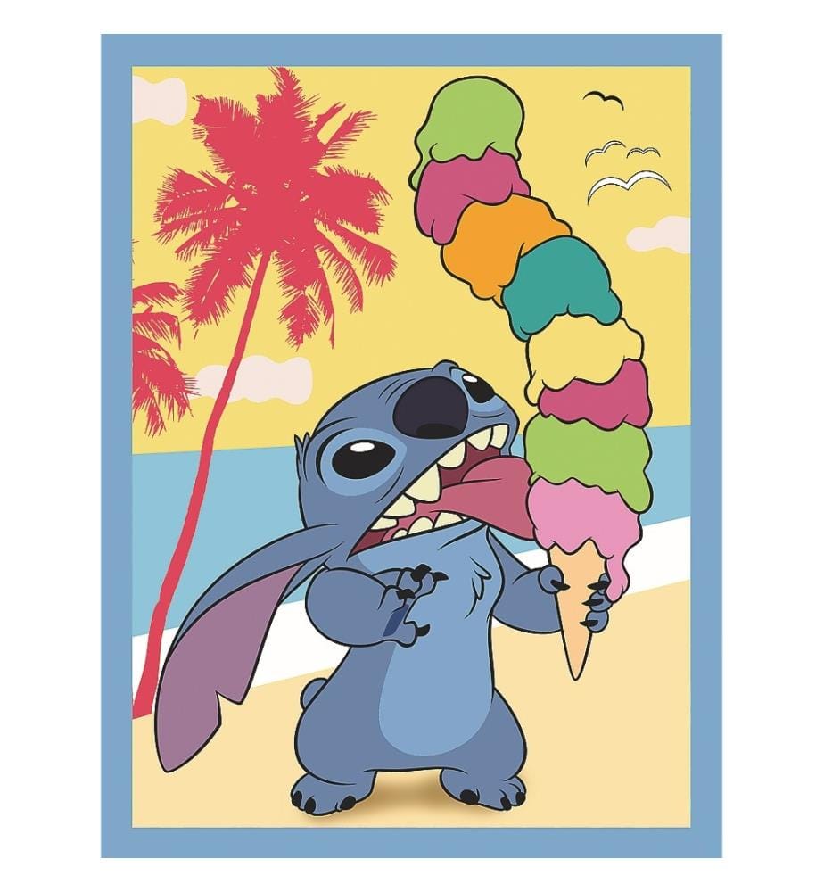 2xPUZZLES + MEMOS Lilo & Stitch - 30 et 48pcs + Mémos 24 cartes - 3 ANS +