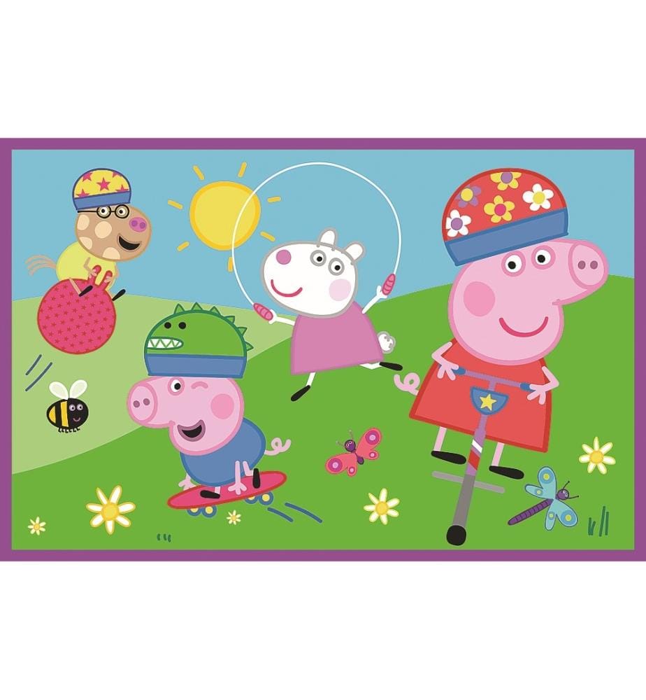 PEPPA PIG - Peppa pig in der Pause - Puzzle 2x24pcs - 3ANS +