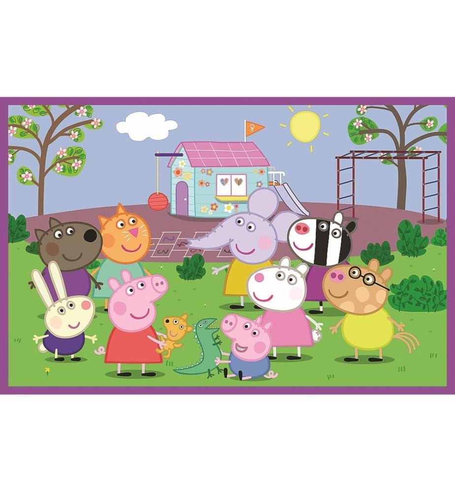 PEPPA PIG - Peppa pig in der Pause - Puzzle 2x24pcs - 3ANS +