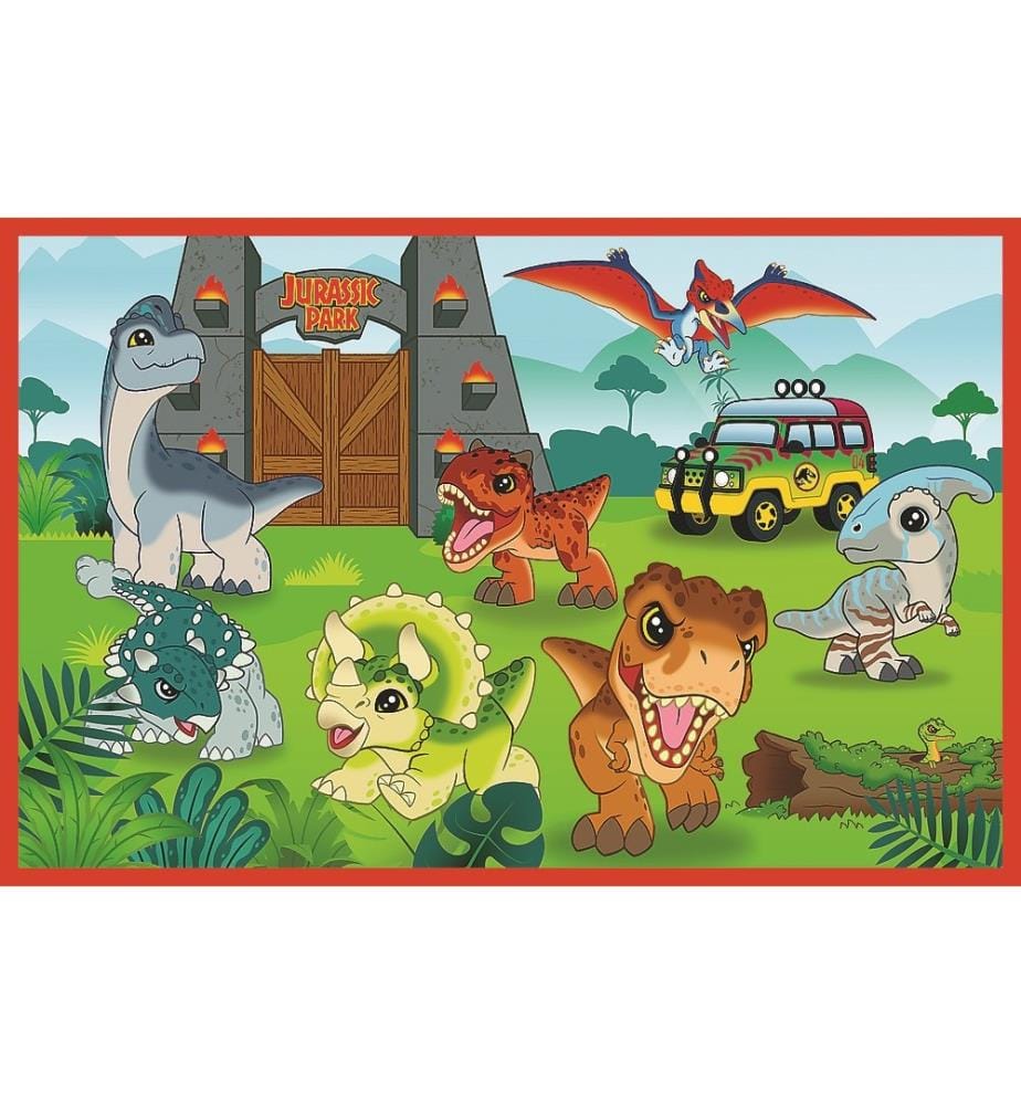 JURASSIC WORLD - Petits dinosaures - 2x24pcs - 3ANS +