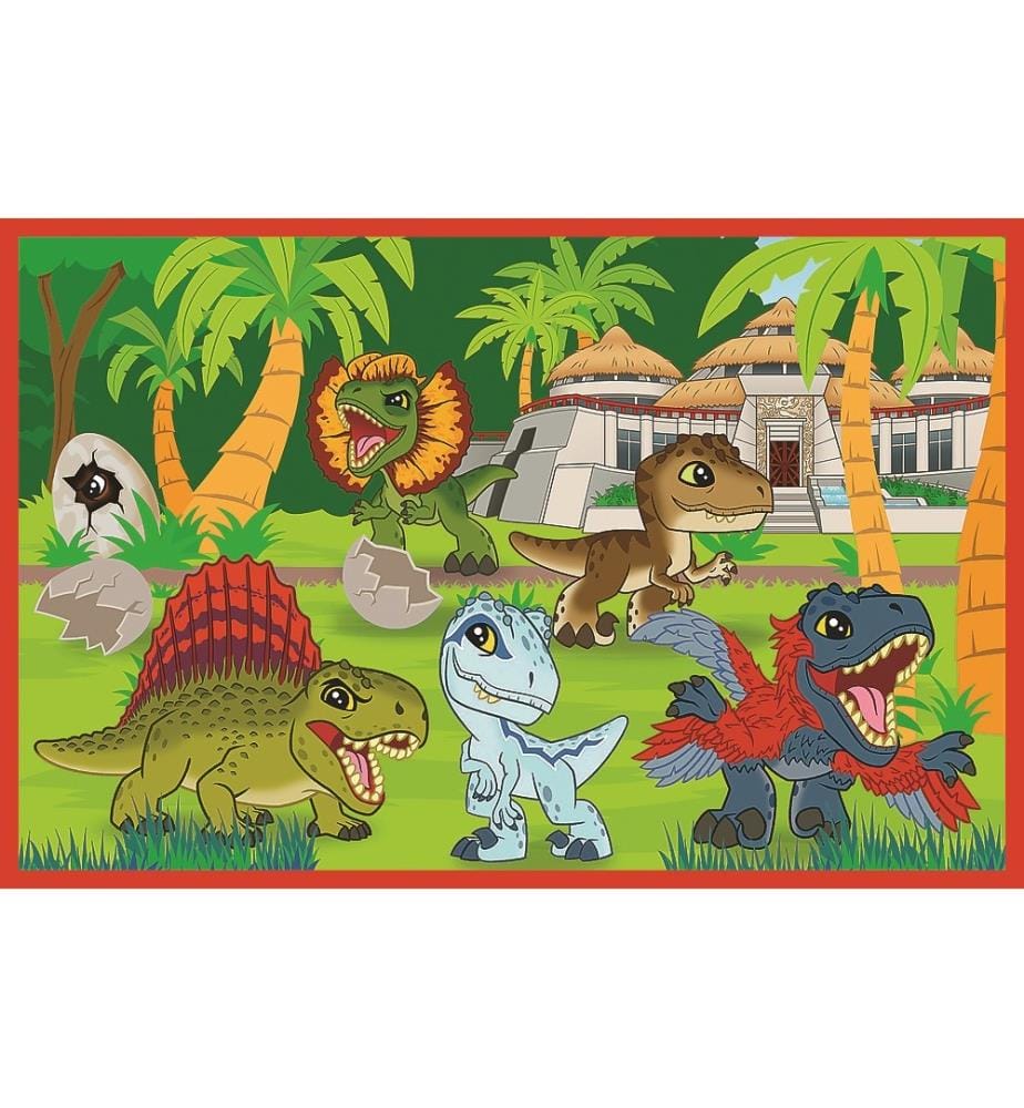 JURASSIC WORLD - Petits dinosaures - 2x24pcs - 3ANS +