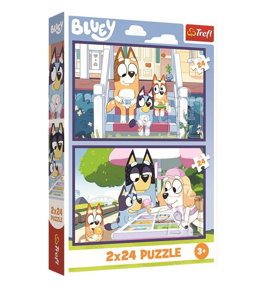 Bluey - Puzzle 2X24Pcs - 3Jahre +