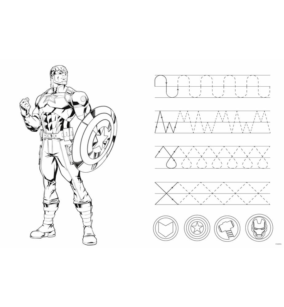 Avengers Die Stärke der Avengers - Super Maxi 3 In 1 - 3 Jahre + -