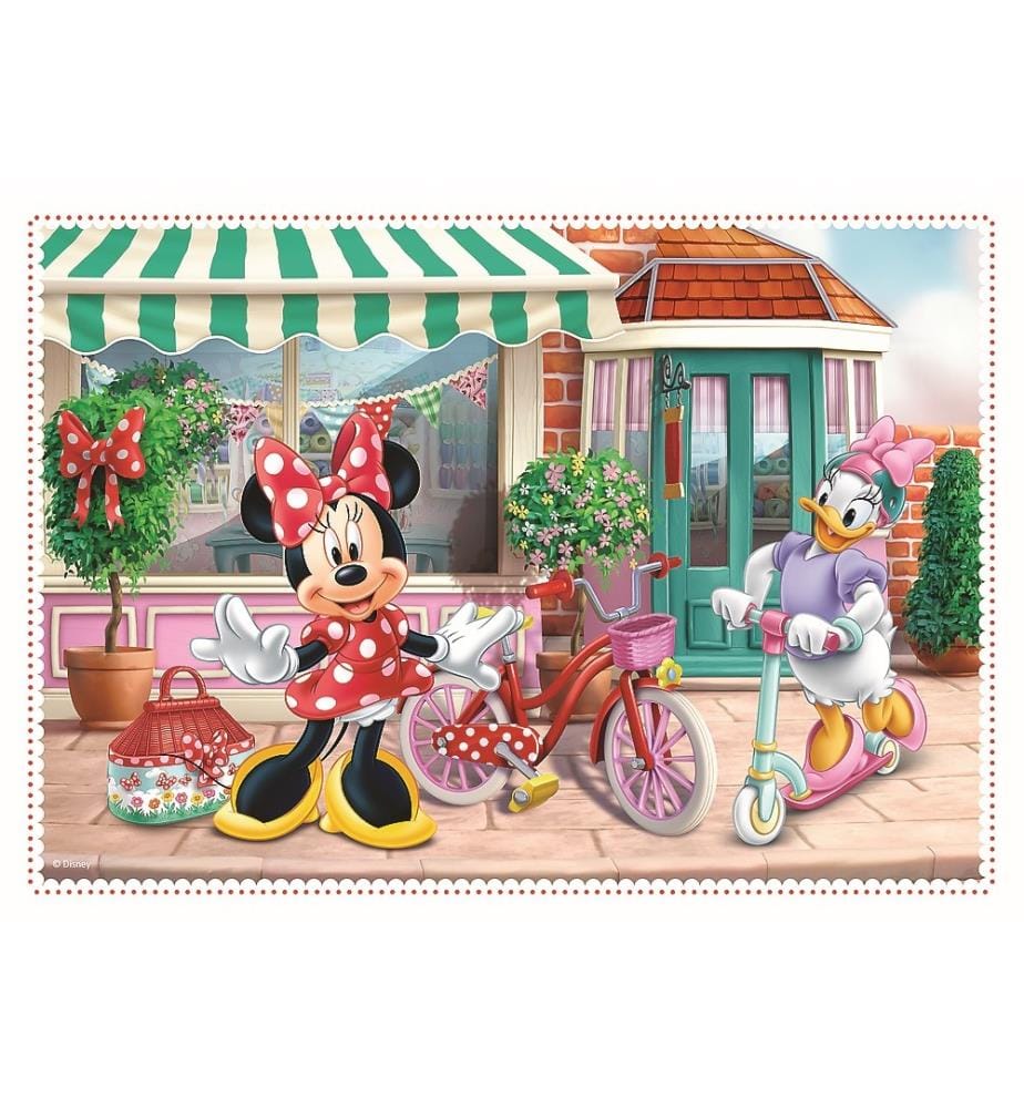 DISNEY - Minnie und ihre Freunde - 4 in 1 Puzzles - 4ANS +