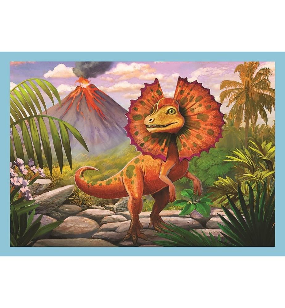 DINOSAURES - 4 in 1 Puzzles - 4ANS+