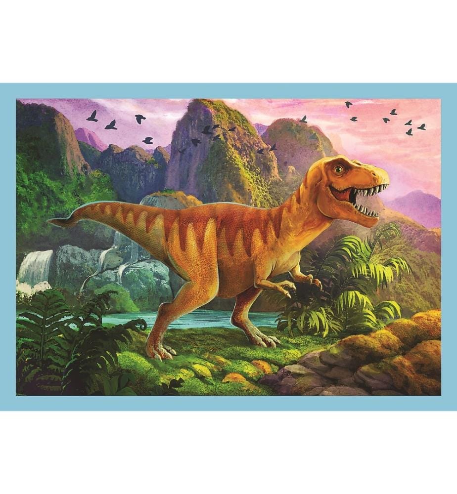 DINOSAURES - 4 in 1 Puzzles - 4ANS+