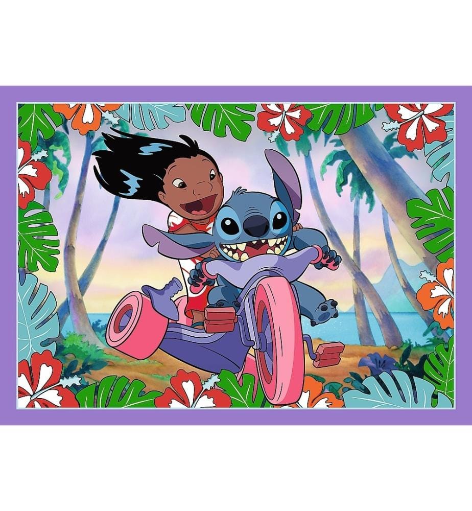 Folle journée - 4 in 1 Puzzles - 4ANS+