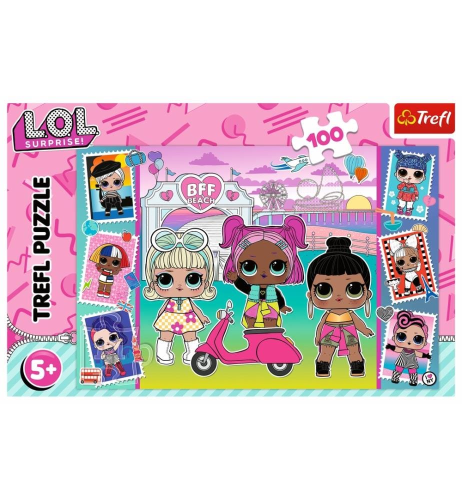 L.O.L. Fotos von Puppen - Puzzle 100St. - 5ANS+ - 41x27,5cm