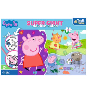 PEPPA PIG Treffen mit der fröhlichen Peppa - Super Giant 3 in 1 - 2JAHRE + -