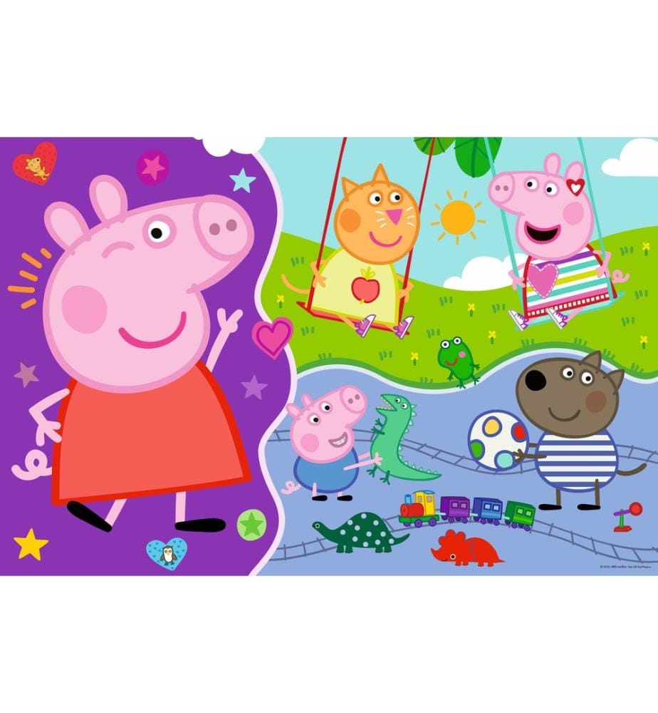 PEPPA PIG Treffen mit der fröhlichen Peppa - Super Giant 3 in 1 - 2JAHRE + -