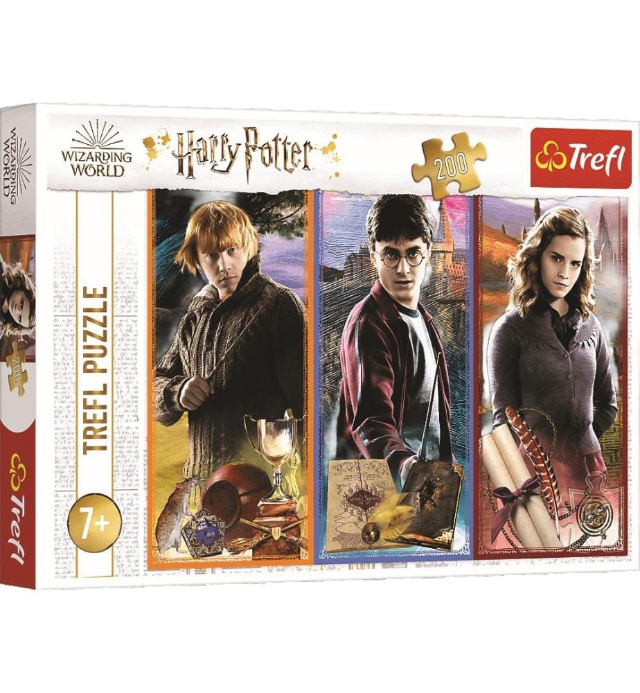 HARRY POTTER Le Monde de la magie et de la sorcellerie - Puzzle 200pcs - 7ANS+ - 48x34cm