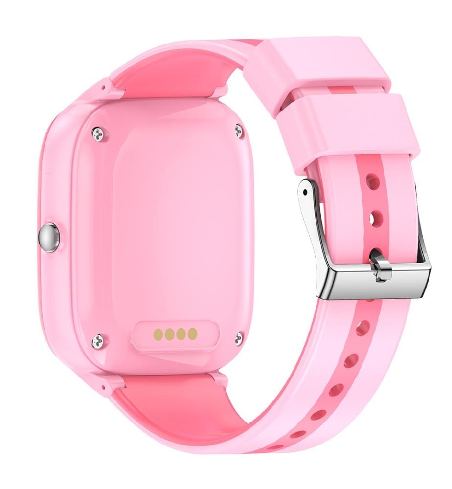 4G GPS Kids MANIA Connected Watch - Inklusive SIM-Karte GPS+LBS+WiFi-Positionierung mit der SeTracker2 App - Farbe Pink