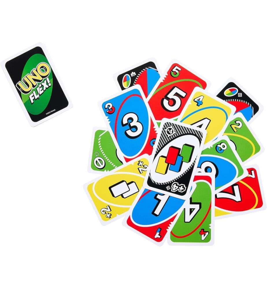 MATTEL GAMES - UNO FLEX - CARD GAME for Children and Adults