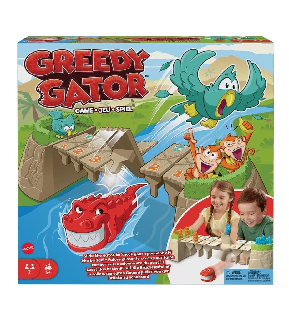MATTEL GAMES SPIEL DAS GIERIGE KROKODIL
