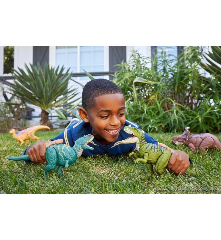 JURASSIC WORLD WILD ROAR MAJUNGASAURUS HTK76 MATTEL
