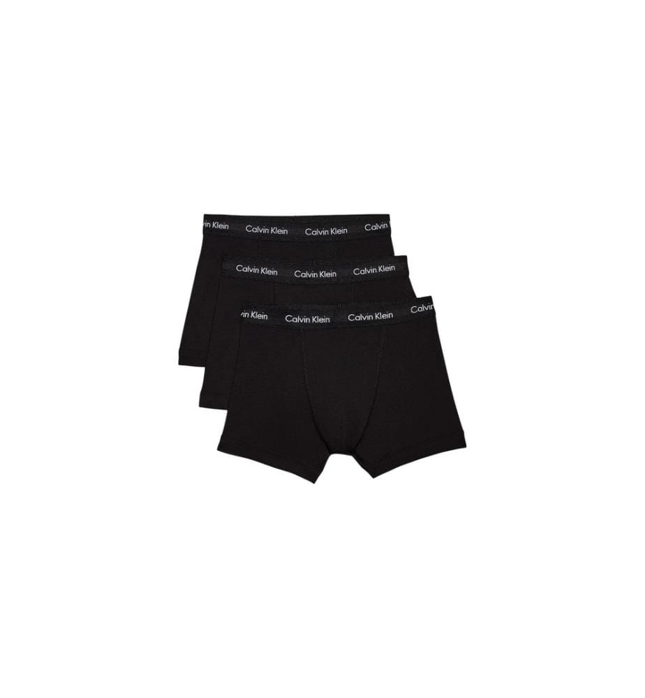 Calvin Klein Wäsche - 3P Trunk Weiss/Schwarz, S