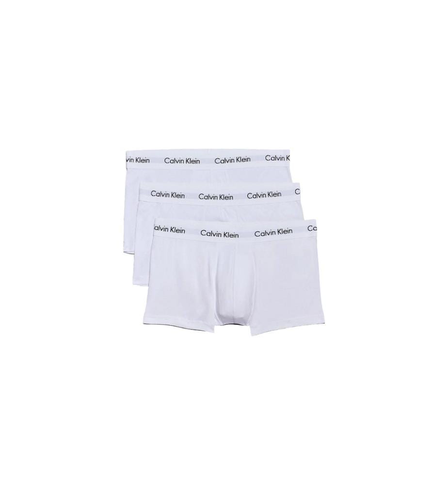 Calvin Klein Wäsche - 3P Low Rise Trunk Weiss, M
