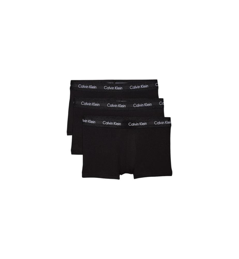Calvin Klein Wäsche - 3P Low Rise Trunk Weiss/Schwarz, XL