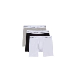 Calvin Klein Wäsche - Boxer Brief 3Pk Weiss/Schwarz/Grau, M