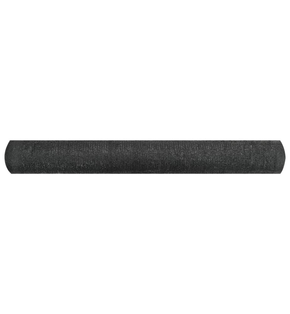 Filet brise-vue Noir 2x50 m PEHD 150 g/m²