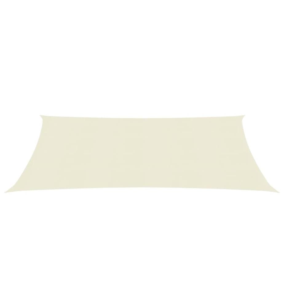 Voile d'ombrage 160 g/m² Crème 3,5x5 m PEHD