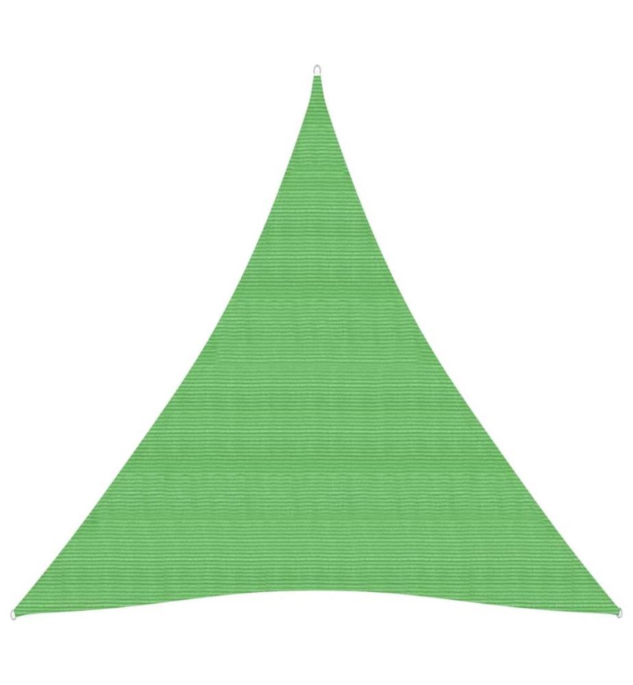 Sonnensegel 160 g/m² Hellgrün 5x6x6 m HDPE