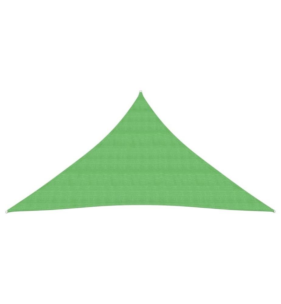 Sonnensegel 160 g/m² Hellgrün 5x6x6 m HDPE